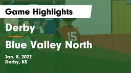 Derby  vs Blue Valley North  Game Highlights - Jan. 8, 2022