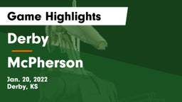 Derby  vs McPherson  Game Highlights - Jan. 20, 2022