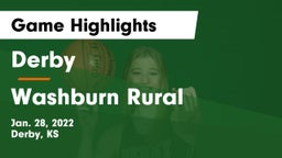 Derby  vs Washburn Rural  Game Highlights - Jan. 28, 2022