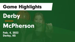 Derby  vs McPherson  Game Highlights - Feb. 4, 2022