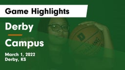 Derby  vs Campus  Game Highlights - March 1, 2022