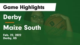 Derby  vs Maize South  Game Highlights - Feb. 22, 2022