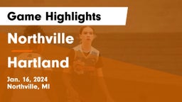 Northville  vs Hartland  Game Highlights - Jan. 16, 2024