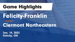 Felicity-Franklin  vs Clermont Northeastern  Game Highlights - Jan. 14, 2022