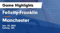 Felicity-Franklin  vs Manchester  Game Highlights - Jan. 22, 2022