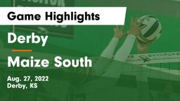 Derby  vs Maize South  Game Highlights - Aug. 27, 2022