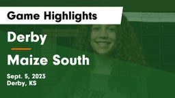 Derby  vs Maize South  Game Highlights - Sept. 5, 2023