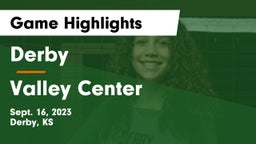 Derby  vs Valley Center  Game Highlights - Sept. 16, 2023