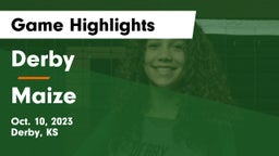 Derby  vs Maize  Game Highlights - Oct. 10, 2023