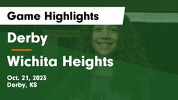 Derby  vs Wichita Heights  Game Highlights - Oct. 21, 2023