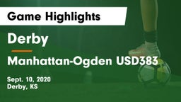 Derby  vs Manhattan-Ogden USD383 Game Highlights - Sept. 10, 2020