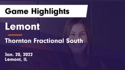 Lemont  vs Thornton Fractional South  Game Highlights - Jan. 20, 2022