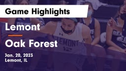 Lemont  vs Oak Forest  Game Highlights - Jan. 20, 2023