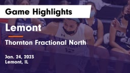 Lemont  vs Thornton Fractional North  Game Highlights - Jan. 24, 2023