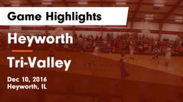 Heyworth  vs Tri-Valley  Game Highlights - Dec 10, 2016