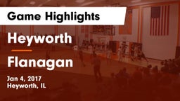 Heyworth  vs Flanagan Game Highlights - Jan 4, 2017