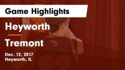 Heyworth  vs Tremont  Game Highlights - Dec. 12, 2017