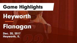 Heyworth  vs Flanagan Game Highlights - Dec. 20, 2017