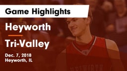 Heyworth  vs Tri-Valley  Game Highlights - Dec. 7, 2018
