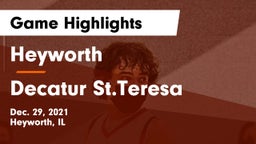 Heyworth  vs Decatur St.Teresa Game Highlights - Dec. 29, 2021