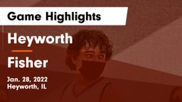Heyworth  vs Fisher  Game Highlights - Jan. 28, 2022