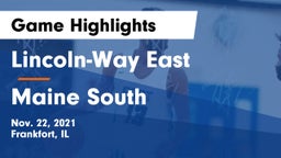 Lincoln-Way East  vs Maine South  Game Highlights - Nov. 22, 2021