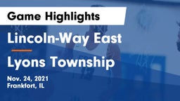 Lincoln-Way East  vs Lyons Township  Game Highlights - Nov. 24, 2021