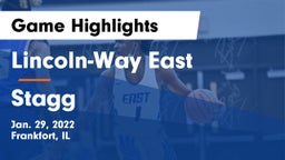 Lincoln-Way East  vs Stagg  Game Highlights - Jan. 29, 2022