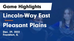 Lincoln-Way East  vs Pleasant Plains  Game Highlights - Dec. 29, 2022