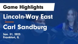 Lincoln-Way East  vs Carl Sandburg  Game Highlights - Jan. 31, 2023