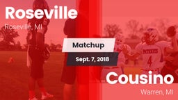 Matchup: Roseville High vs. Cousino  2018