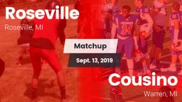 Matchup: Roseville High vs. Cousino  2019