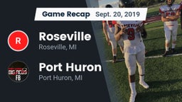 Recap: Roseville  vs. Port Huron  2019