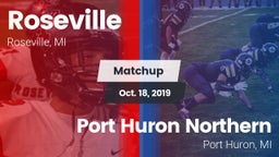 Matchup: Roseville High vs. Port Huron Northern  2019