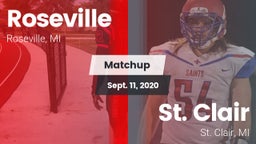 Matchup: Roseville High vs. St. Clair  2020