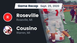 Recap: Roseville  vs. Cousino  2020