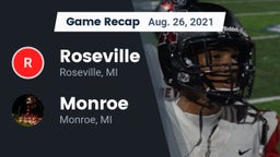 Recap: Roseville  vs. Monroe  2021