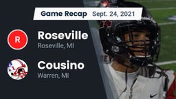 Recap: Roseville  vs. Cousino  2021