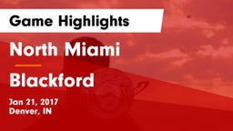 North Miami  vs Blackford  Game Highlights - Jan 21, 2017