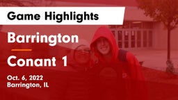 Barrington  vs Conant 1 Game Highlights - Oct. 6, 2022