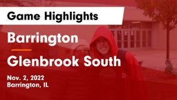 Barrington  vs Glenbrook South Game Highlights - Nov. 2, 2022