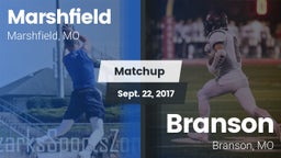 Matchup: Marshfield High vs. Branson  2017