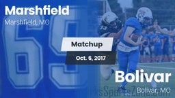 Matchup: Marshfield High vs. Bolivar  2017