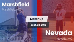 Matchup: Marshfield High vs. Nevada  2018