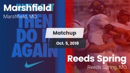 Matchup: Marshfield High vs. Reeds Spring  2018