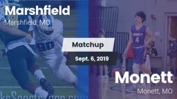 Matchup: Marshfield High vs. Monett  2019