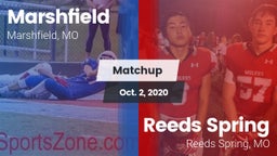 Matchup: Marshfield High vs. Reeds Spring  2020