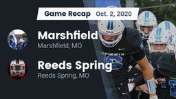Recap: Marshfield  vs. Reeds Spring  2020