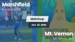 Matchup: Marshfield High vs. Mt. Vernon  2020