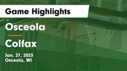 Osceola  vs Colfax  Game Highlights - Jan. 27, 2023
